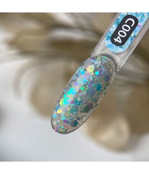 Гель-лак ART Confetti №004, 6 мл TPO free